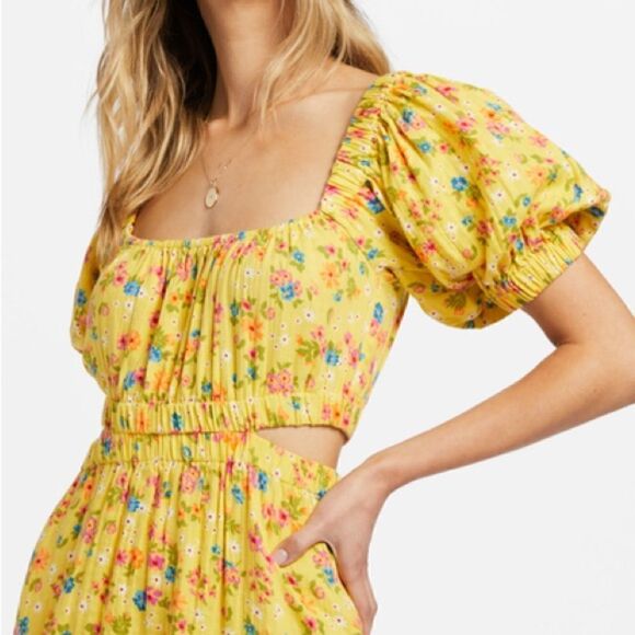 Billabong Dare to Bare Cutout Mini Dress - Picture 2 of 8